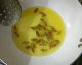 A picture of step 3 of Cauliflower kesariya Burfi.
