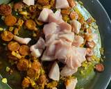Paella, chicken, chorizo & prawns recipe step 4 photo