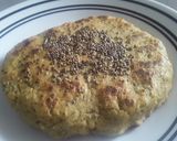 Foto del paso 6 de la receta: Arepa con chía y panela rellena de vegetales salteados... 🍯🍘🌽🧀🥗🥙🥗🧀🌽🍘🍯