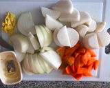 Foto del paso 1 de la receta: Estofado de carne y rábano japonés