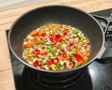 Foto del paso 2 de la receta: Pasta corta con carne picada