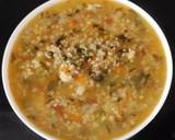 Palak and broken wheat khichdi