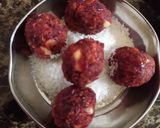 A picture of step 5 of Beetroot dry fruits Laddu.