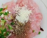Hình bước làm 1 của món Cà tím kẹp chả cá
