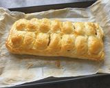 A picture of step 11 of Banana and Nutella Tear and Share Puff Pastries.