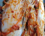 Hình bước làm 1 của món Canh kim chi cá hồi