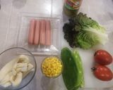 Foto del paso 1 de la receta: Salatmishchung (Combinación de ensaladas)