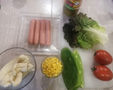 Foto del paso 1 de la receta: Salatmishchung (Combinación de ensaladas)