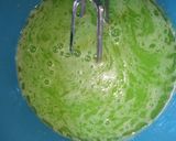 Foto langkah ke 2 dari resep Muffin Pandan Keju (Cuma Diaduk Saja, Mudah).