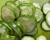 A picture of step 1 of Cucumber Detox Drink.