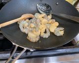 A picture of step 3 of Mongolian Shrimp and Scallops.
