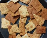 A picture of step 2 of Homemade Sesame-Crackers WITH Sweet and Savoury flavours.