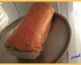 A picture of step 12 of Gajar Halwa with Gajar-Paneer Roll.