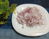 A picture of step 1 of Vegetables Rice.