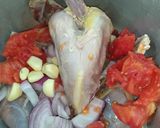 Une image de l'étape 2 de Lentilles corail au poulet fermier.