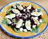 Foto del paso 9 de la receta Ensalada de remolacha con vinagreta de queso de cabra