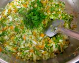 A picture of step 3 of Veg. Chowmin Samosa.