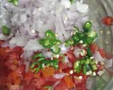 A picture of step 3 of The Chana chat (special and tasty)🙂.