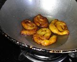 A picture of step 2 of Paneer jalebi.