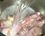 A picture of step 1 of Hot and sour soup.