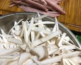 火腿杏鮑菇的食譜步驟1照片