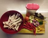 Foto langkah ke 1 dari resep Ceker bumbu rujak (gak pake santan dan gak pake minyak)#Modalbumbudasar #Antiribet.