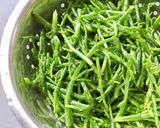 Hình bước làm 1 của món 💚 Trứng Chiên Rau Ngón Biển (Samphire, Salicorne)