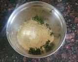 A picture of step 2 of Coriander Pakora.