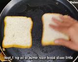A picture of step 2 of Easy egg breakfast recipe BREAD OMELETTE.