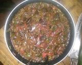 A picture of step 6 of Kenyan Liver Stew.