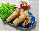 Hình bước làm 5 của món Chả giò tôm tươi