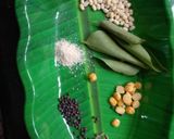 A picture of step 3 of Black chana in coconut (Kadale kaalu usli).
