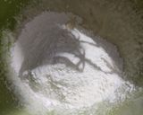 A picture of step 3 of Nankhatai cookies.