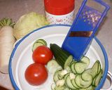 Tavaszi jégsaláta, fóliás csirke recept fázis 1 fotója