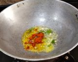 A picture of step 3 of Methi Zunka.