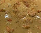 A picture of step 5 of Shrimp Curry.