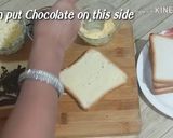 A picture of step 6 of Mumbai Style Cheese Chocolate Sandwich//Quick Grilled Chocolate.