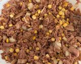 A picture of step 1 of Baby Tuna and Sweetcorn Quiche.
