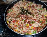 A picture of step 8 of Mexican Rice.