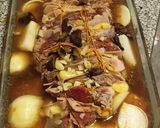Foto del paso 5 de la receta: Carne rellena con jamón y queso