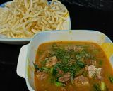 Hình bước làm 3 của món Bò kho mì giòn