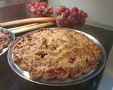 A picture of step 7 of Strawberry Rhubarb pie.