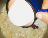 A picture of step 1 of Fruit barley poridge.
