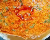A picture of step 4 of Karari romali roti.
