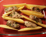 Foto del paso 4 de la receta: Alitas de pollo, con gajos y patatas al horno, en salsa de mostaza