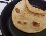 A picture of step 15 of White chapati (oiled thrice and rolled out twice).