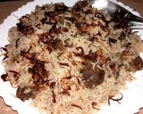 A picture of step 9 of Yakhni Pulao.