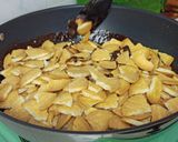 Gambar langkah 6 resipi Kek Batik 'Melting'/ Kek Batik Ganache Coklat.
