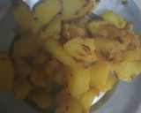 A picture of step 5 of Jeera aloo.