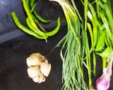 A picture of step 1 of Green Garlic Veg.